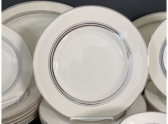A Set Of Mid-Century Syracuse China, Old Ivory Pattern, Service For Six