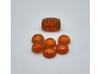 Orange Ethiopian Opals
