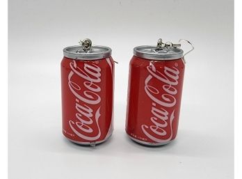 Coca Cola Soda Can Earrings