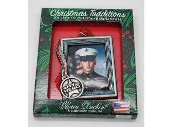 New Military My Hero Christmas Ornament Frame