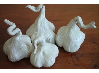 Antique Ceramic Garlic Bulbs From The Lucy Cambell Gallery In London
