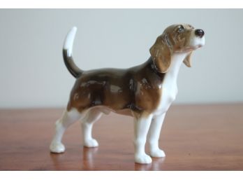 Antique Rosenthal Beagle Foxhound Art Deco Figurine Signed JR Germany. $125 On Ebay