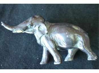 Antique Metal Elephant Figure