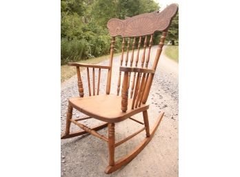 Gorgeous Vintage Wooden Rocking Chair