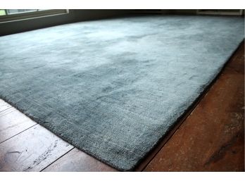 Gorgeous Blue Grey Thick Pile Rug