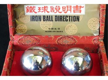Chinese Iron Balls In Original Box