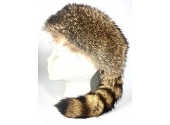 Vintage Fox Tail Fur Hat