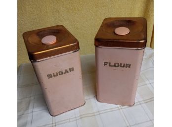 Vintage Flour / Sugar Tins