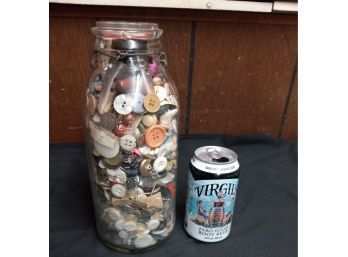 Large Jar Vintage & Antique Buttons