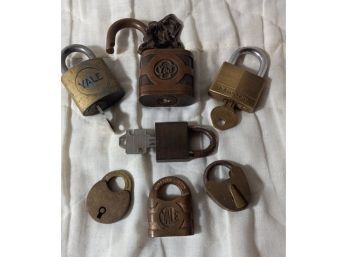 Antique Locks,,,3 With Keys