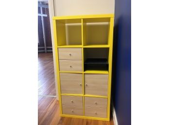 IKEA KALLAX Cube Shelving/bookcase - Yellow