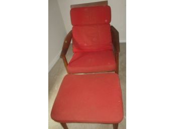 Mid Century Two Piece Lounge Chair