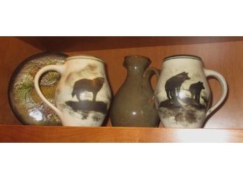 Lot Of 4 Pottery Items