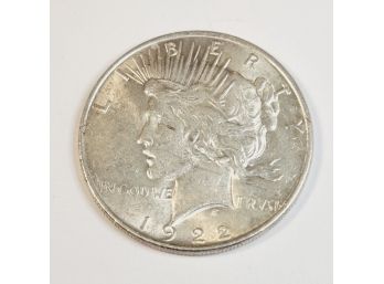 1922 Peace Dollar Unc (100 Years Old)