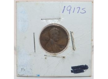 1917S Lincoln Wheat Bronze Penny