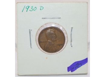 1930D Penny