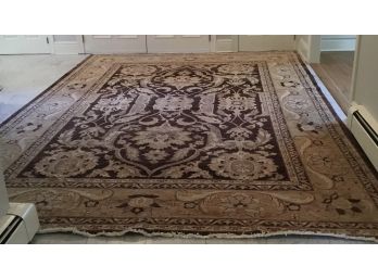 Beautiful Hand Knotted Rug, Paid $7,050., Dark Earth Tones, Wow 12 X 9