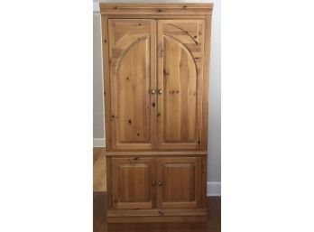 Pine Armoire, Electronic, TV Armoire