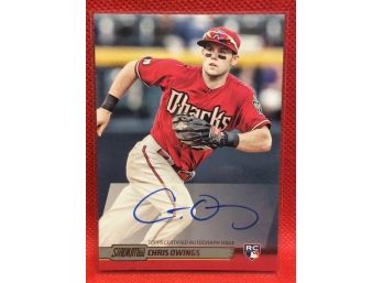 2014 Topps Stadium Club Chrus Owings Rookie Autograph Card