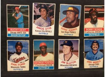 (8) Vintage Hostess Baseball Cards