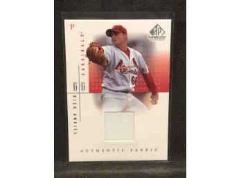 2001 Upper Deck SP Game Used Rick Ankiel Jersey Relic Card