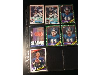 Phil Simms 7 Card Lot