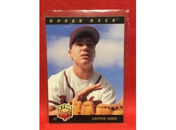 1993 Upper Deck Chipper Jones Star Rookie Card
