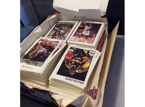 1991 NBA Hoops Basketball Cards With Box