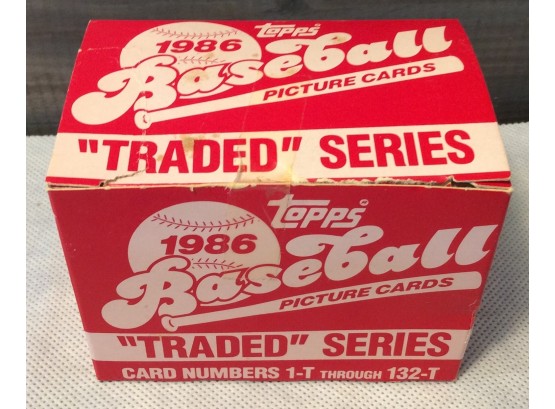 1986 Topps Traded Set - Sealed - Bonds - Canseco - Jackson