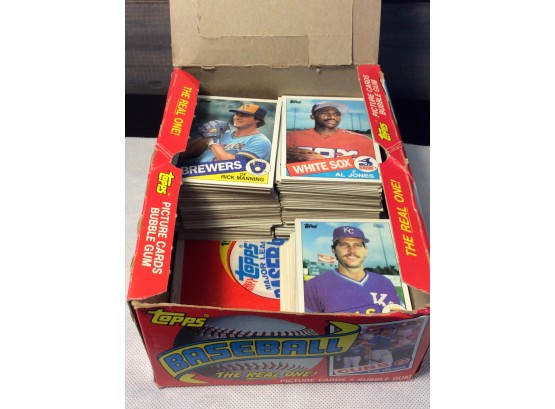 1985 Topps Baseball Cards With Box