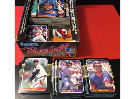 1987 Donruss Baseball Cards In Box With Wrappers