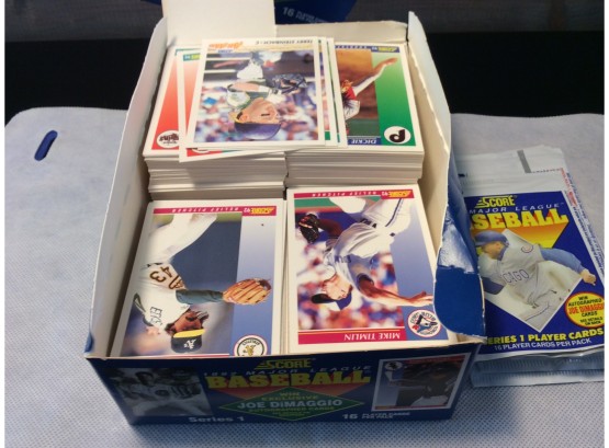 1992 Score Baseball Card Lot With Box
