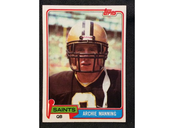 1981 Topps Archie Manning