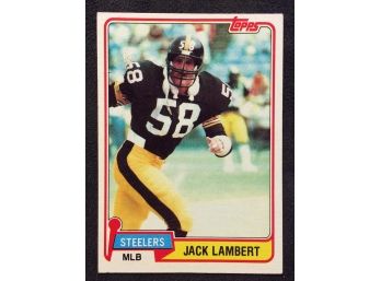 1981 Topps Jack Lambert