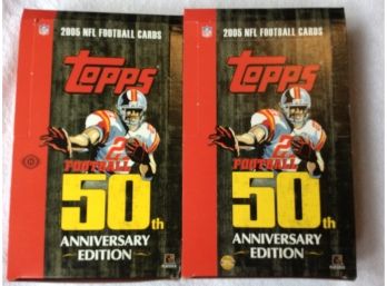 2 Boxes Of 2005 Topps Football Loose Cards