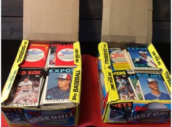 1986 Topps Baseball Cards In 2 Boxes