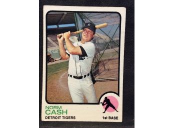 1973 Topps Norm Cash