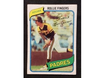 1980 Topps Rollie Fingers