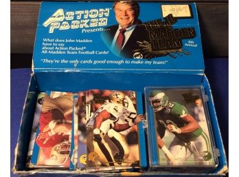 1992 Action Packed All Madden Team Cards With Box