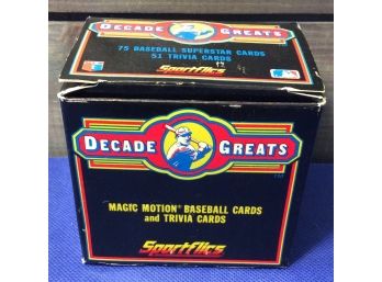 1986 Sportflics Decade Greats Cards