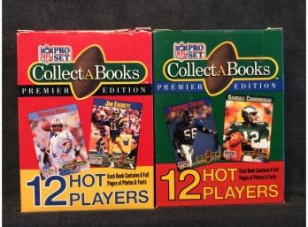 1990 Series 2 & 3 NFL Pro Set Collect A Books