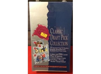 1991 Classic Draft Pick Collection Factory Sealed Wax Box