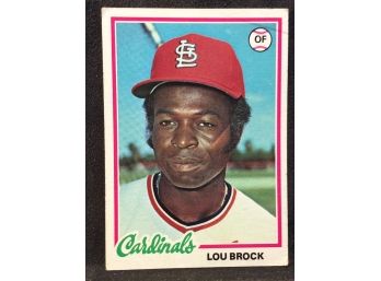 1978 Topps Lou Brock