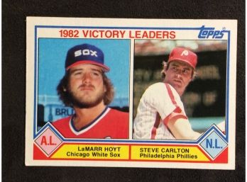 1983 Topps Victory Leaders - Hoyt/Carlton