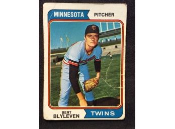 1974 Topps Bert Blyleven