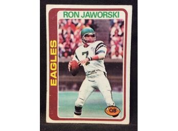 1978 Topps Ron Jaworski