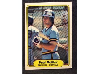 1982 Fleer Paul Molitor