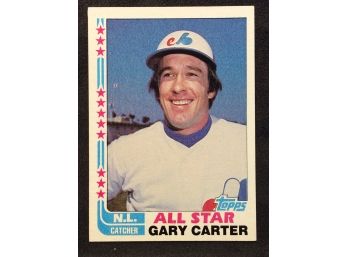 1982 Topps Gary Carter All Star Card