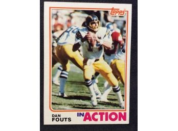 1982 Topps Dan Fouts In Action