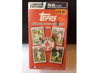 2008 Topps Boston Red Sox Factory Sealed 55 Card Team Set